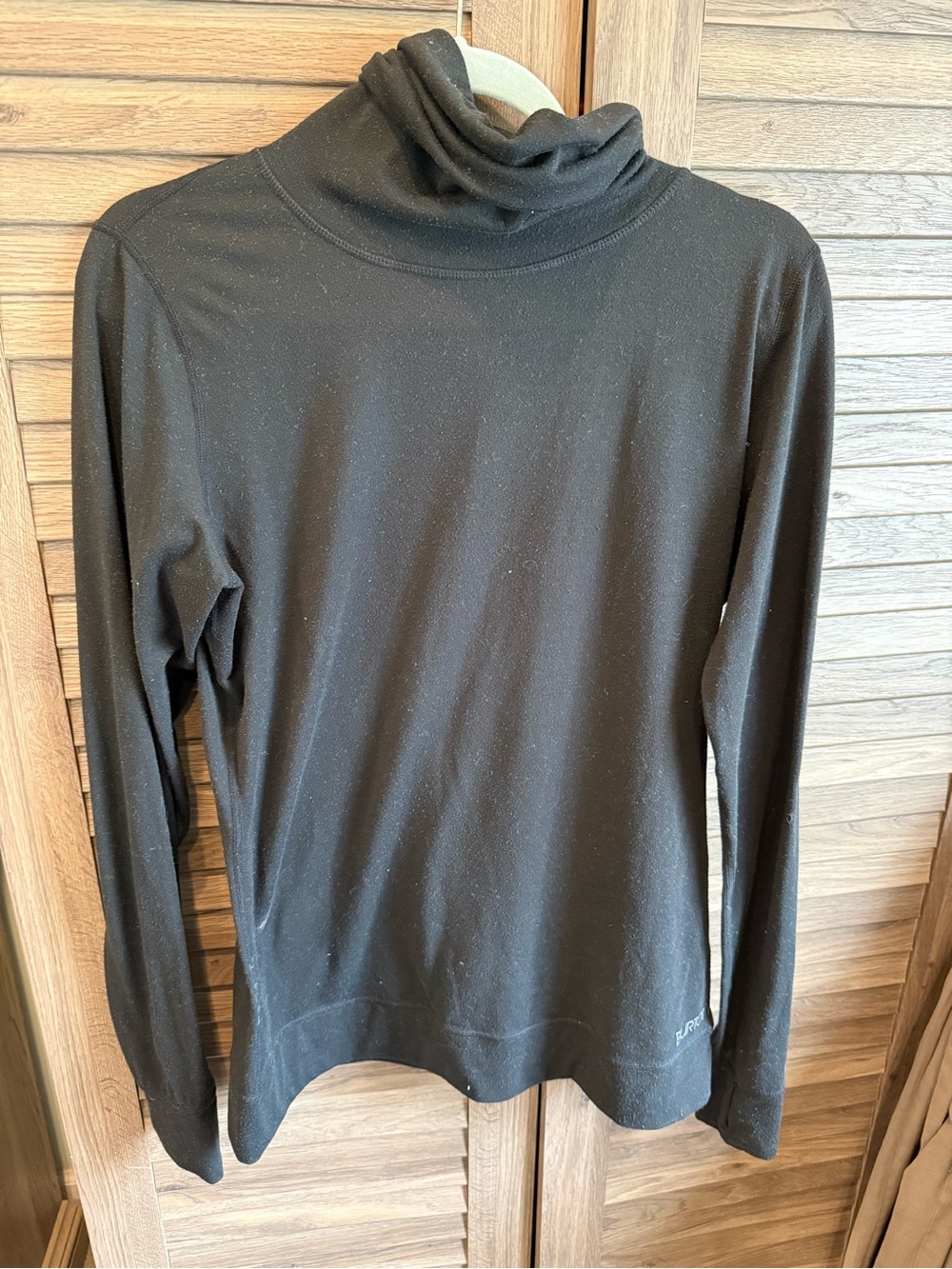 Burton Black Turtleneck Long Sleeve Baselayer Top